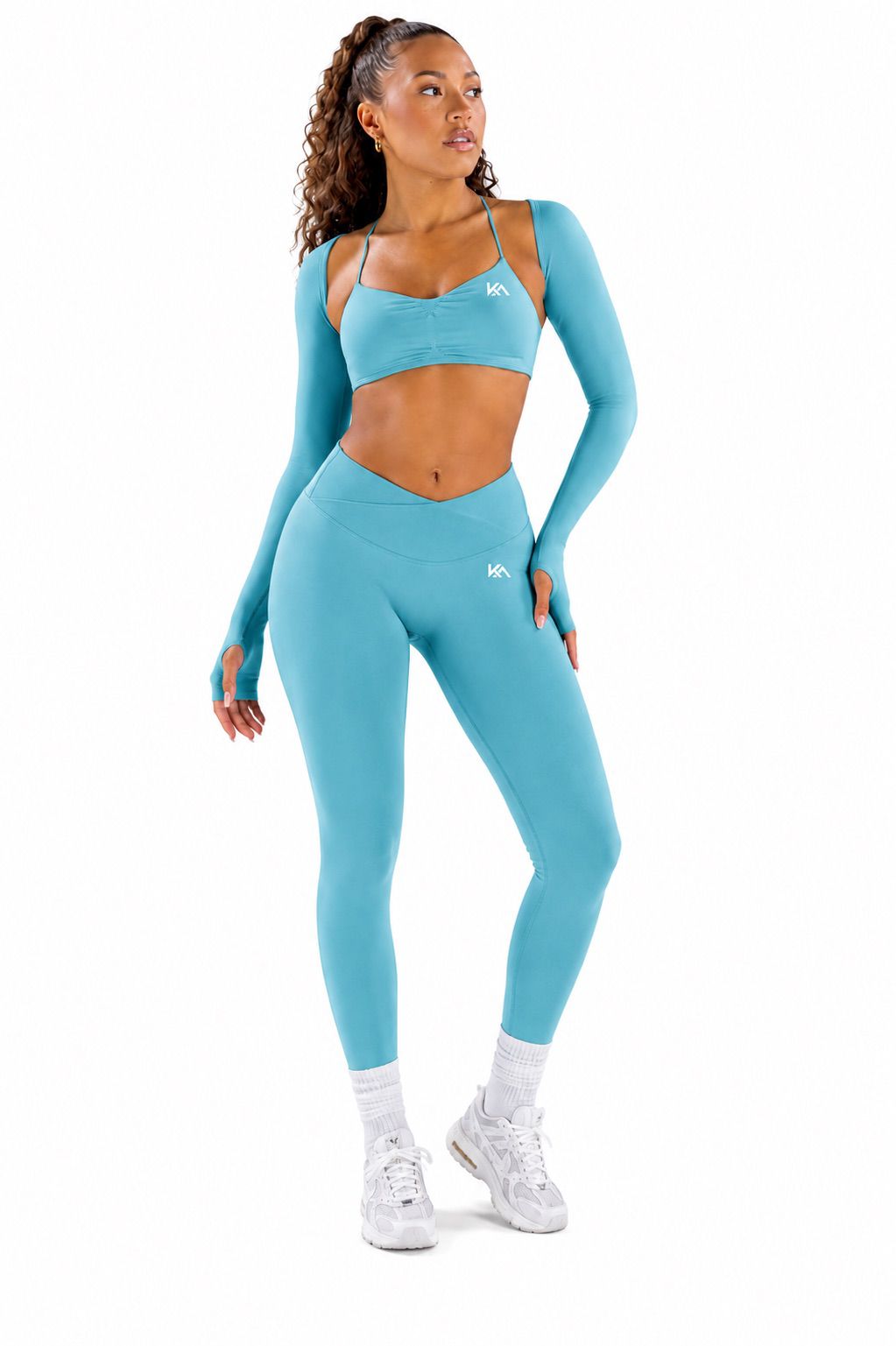 Set 3 pezzi KITΛMY – Top, Coprispalle & Leggings - immagine 4