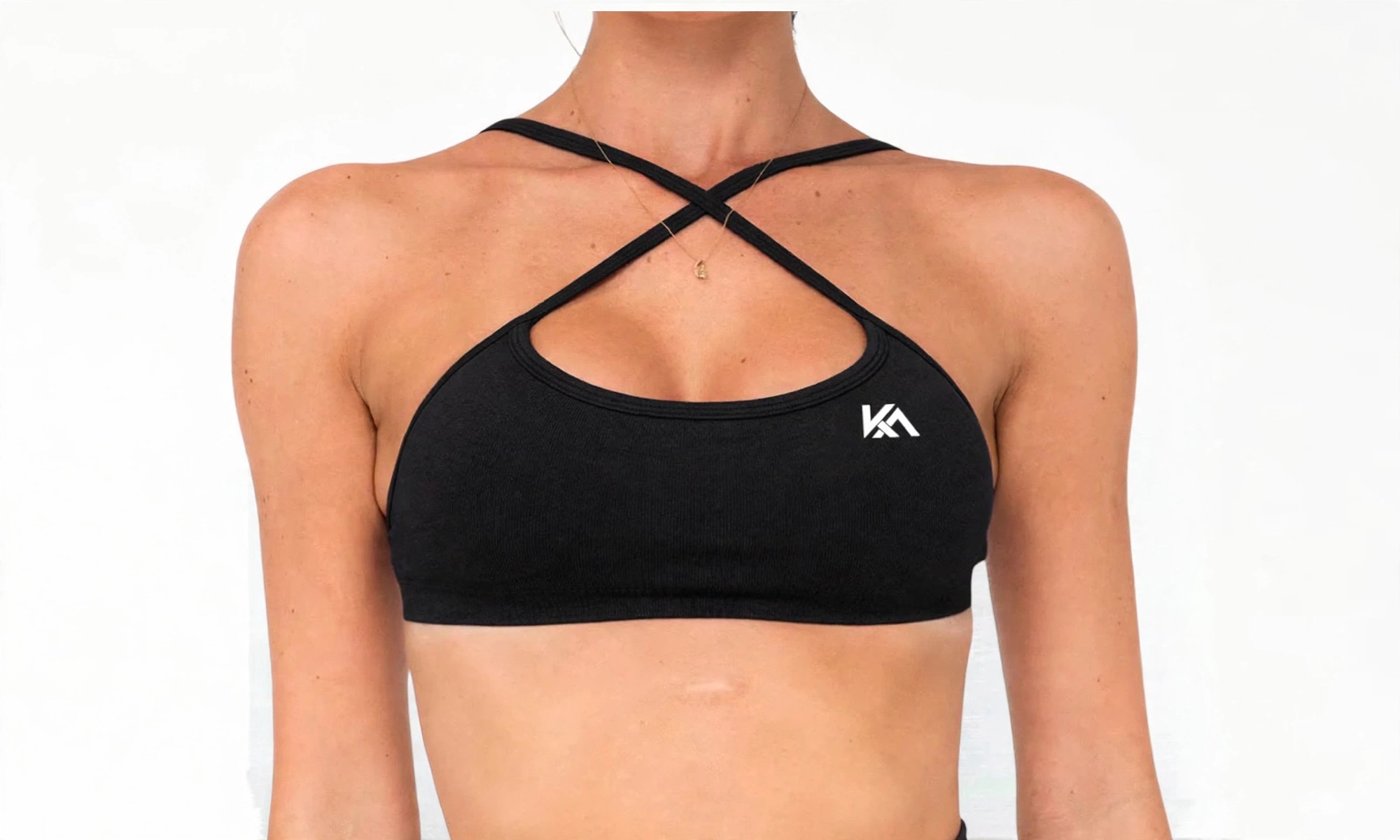 Top Infinity Cross - KITΛMY - Nero