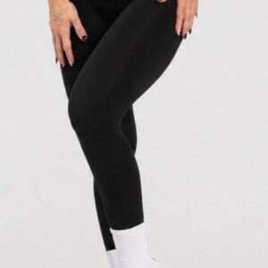 Leggings Sculpt Scrunch KITΛMY – CONTRASTLINE NERO