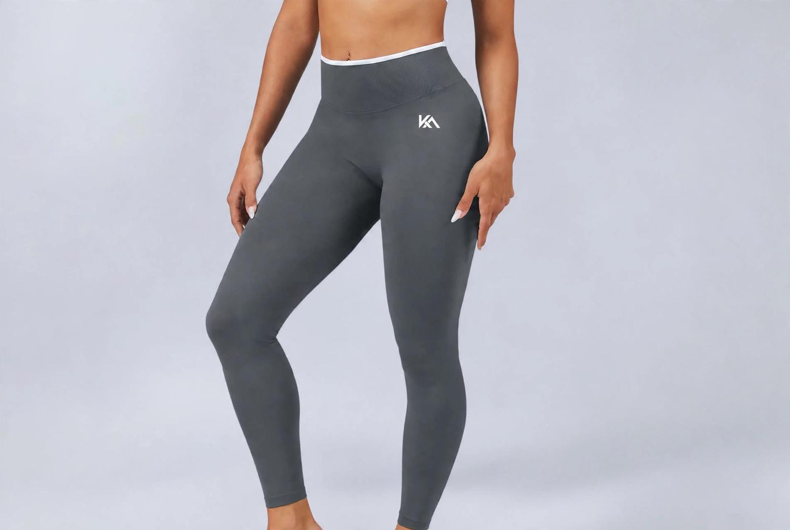 Leggings Sculpt Scrunch KITΛMY – CONTRASTLINE GRAFITE