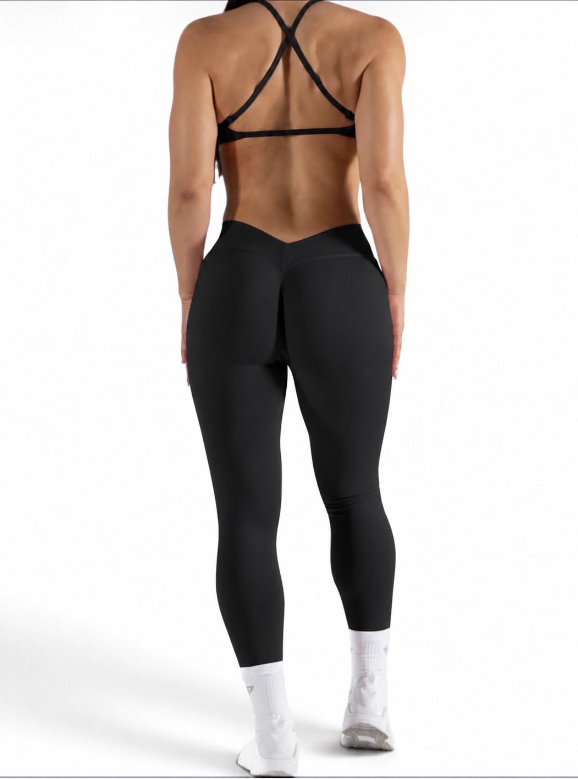 Leggins V-Shape Push Up -Nero KITΛMY